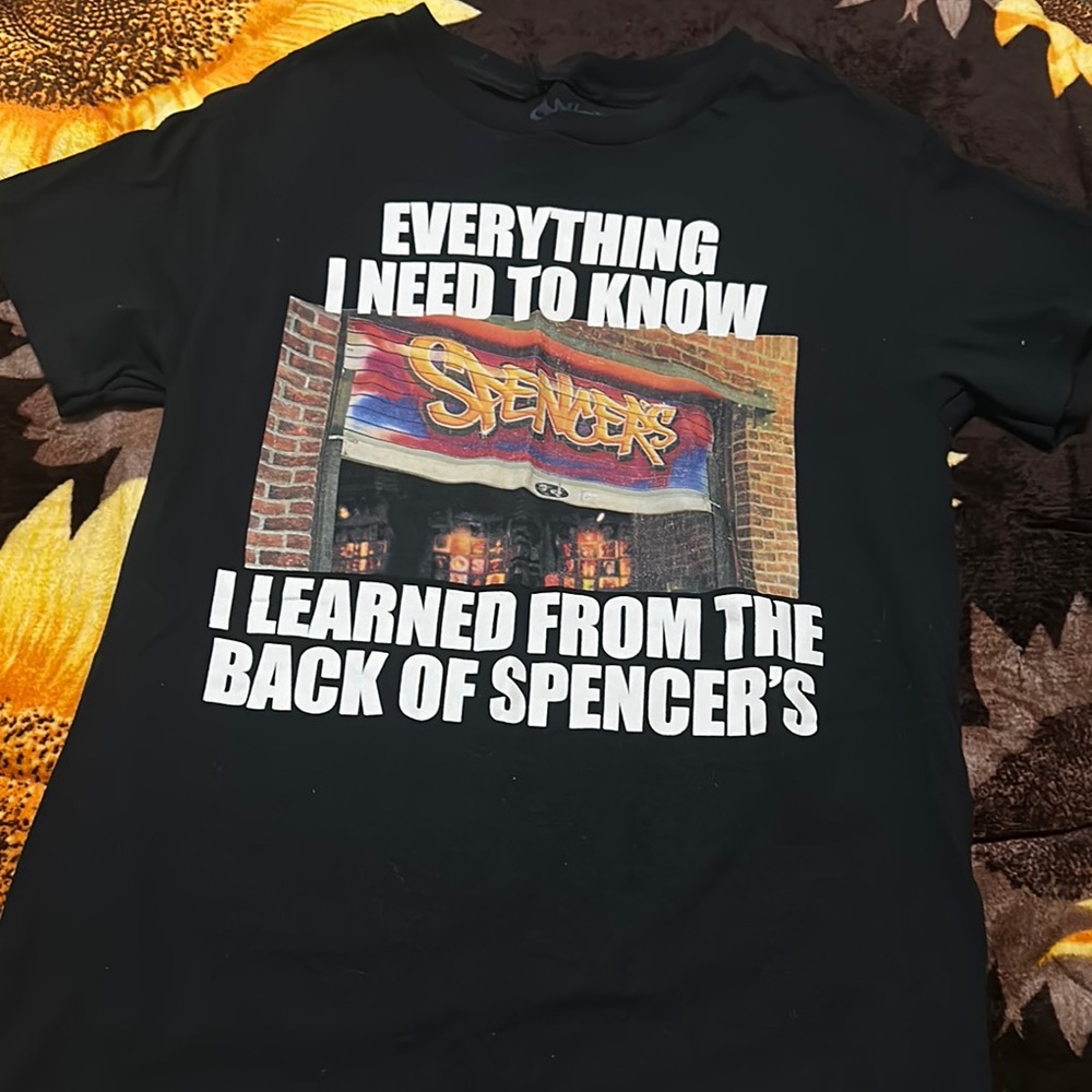 Spencer's Black Graphic Tee